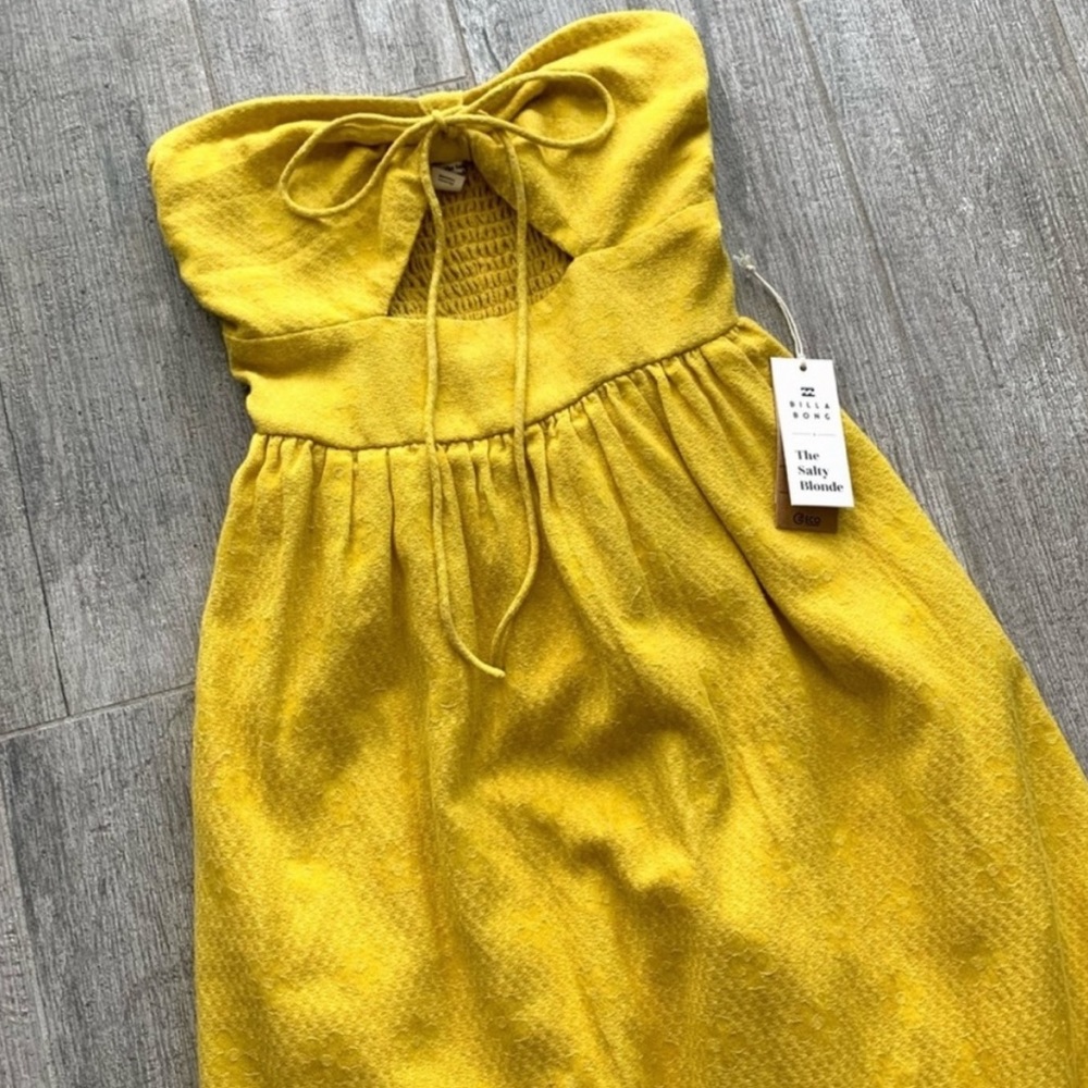 🔥🔥BILLABONG - SALTY BLONDE SUNSET GLOW HALTER MAXI DRESS🔥🔥 - Picture 4 of 15